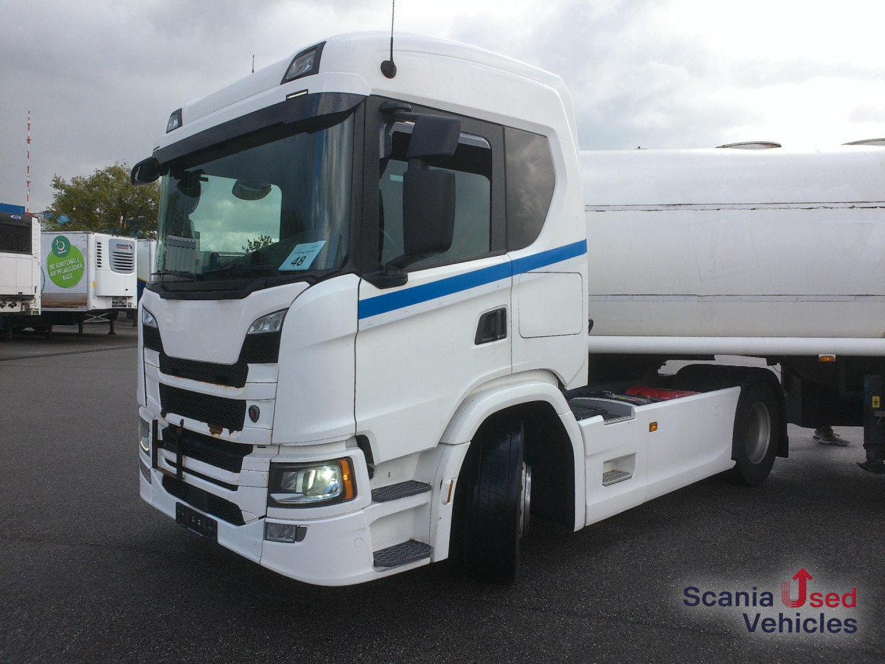 SCANIA G 410 A4x2NA ADR f. Tankauflieger - Dragbil: bild 1 SCANIA G 410 A4x2NA ADR f. Tankauflieger - Dragbil: bild 1