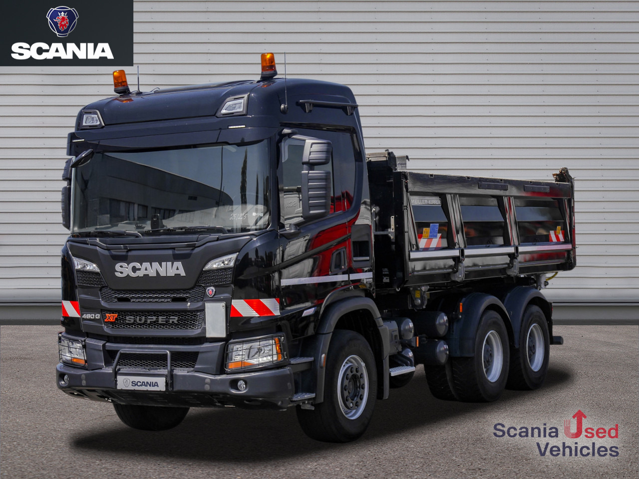 SCANIA G 460 B6x4HZ XT - Meiller D316 / Bordmatik - - Tippbil lastbil: bild 1 SCANIA G 460 B6x4HZ XT - Meiller D316 / Bordmatik - - Tippbil lastbil: bild 1