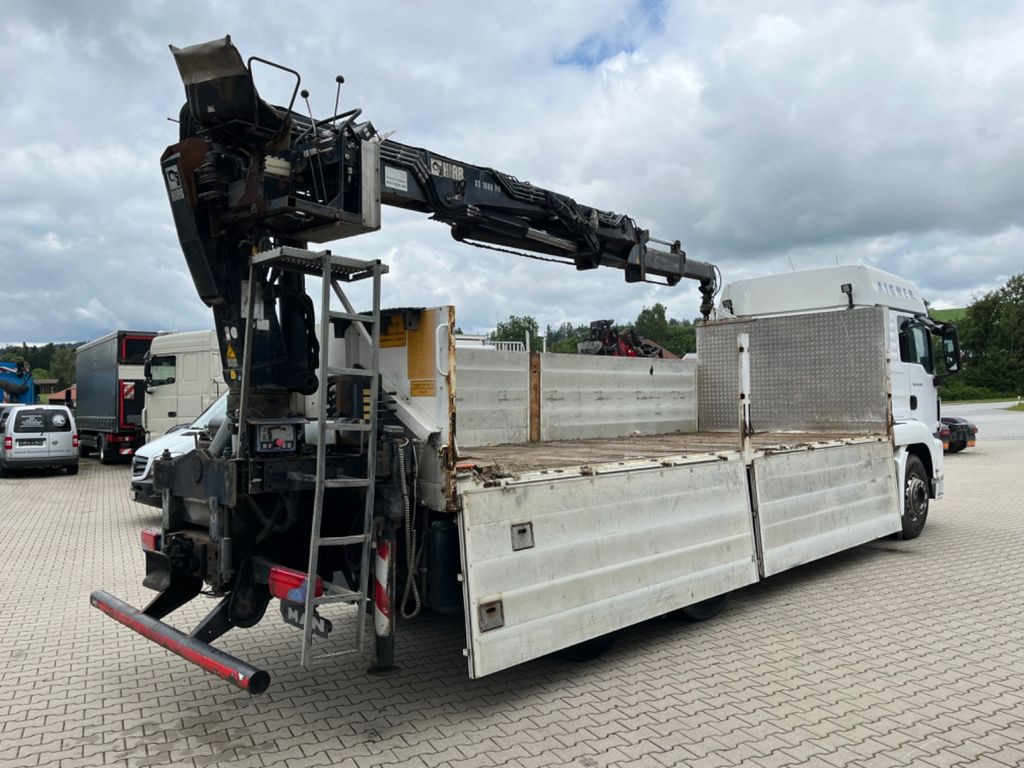 Flakbil, Kranbil MAN TGS 26.440 Baustoff mit HIAB XS 166 Kran: bild 10