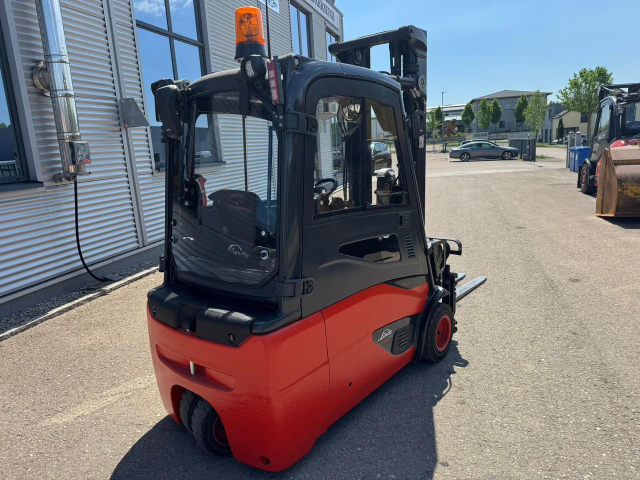 Linde E20L-02 Triplex Elektro Zinkenverstellgerät - Eltruck: bild 3 Linde E20L-02 Triplex Elektro Zinkenverstellgerät - Eltruck: bild 3