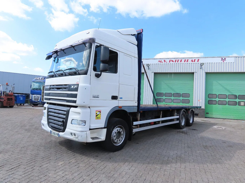 DAF XF 105.460 654164 km EEV Euro5 , 6x2, Retarder, towbar. FRANCE truck! - Flakbil: bild 1 DAF XF 105.460 654164 km EEV Euro5 , 6x2, Retarder, towbar. FRANCE truck! - Flakbil: bild 1