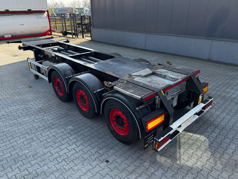 Burg 20FT/3-axles, SAF INTRADISC, ADR (EXII, EXII, FL, AT), 2x LIFTAXLE, NL-Chassis, APK/ADR:06/2025 - Containerbil/ Växelflak semitrailer: bild 5 Burg 20FT/3-axles, SAF INTRADISC, ADR (EXII, EXII, FL, AT), 2x LIFTAXLE, NL-Chassis, APK/ADR:06/2025 - Containerbil/ Växelflak semitrailer: bild 5