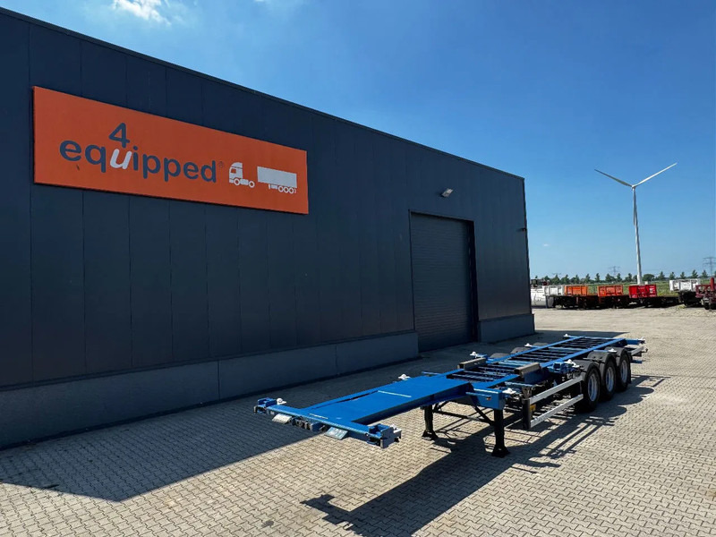 Groenewegen 40FT HC-chassis, BPW+Drum, liftaxle, NL-Chassis - Containerbil/ Växelflak semitrailer: bild 1 Groenewegen 40FT HC-chassis, BPW+Drum, liftaxle, NL-Chassis - Containerbil/ Växelflak semitrailer: bild 1