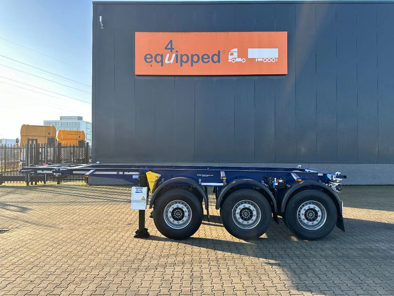 Krone NEW / DIRECT AVAILABLE 20FT ADR-CHASSIS, DISCBRAKES, LIFTAXLE, 2x available - Containerbil/ Växelflak semitrailer: bild 2 Krone NEW / DIRECT AVAILABLE 20FT ADR-CHASSIS, DISCBRAKES, LIFTAXLE, 2x available - Containerbil/ Växelflak semitrailer: bild 2