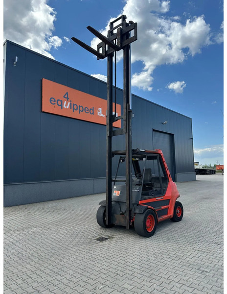 Linde H80D-03 FORKLIFT, 8000KG, duplex, 6 cil. Deutz diesel, 6.256hrs, - Dieseltruck: bild 2 Linde H80D-03 FORKLIFT, 8000KG, duplex, 6 cil. Deutz diesel, 6.256hrs, - Dieseltruck: bild 2