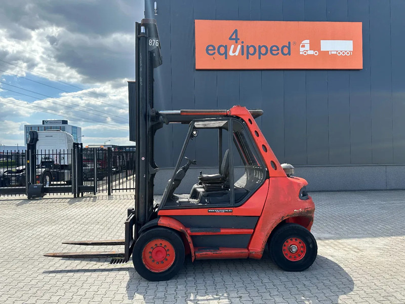 Linde H80D-03 FORKLIFT, 8000KG, duplex, 6 cil. Deutz diesel, 6.256hrs, - Dieseltruck: bild 4 Linde H80D-03 FORKLIFT, 8000KG, duplex, 6 cil. Deutz diesel, 6.256hrs, - Dieseltruck: bild 4