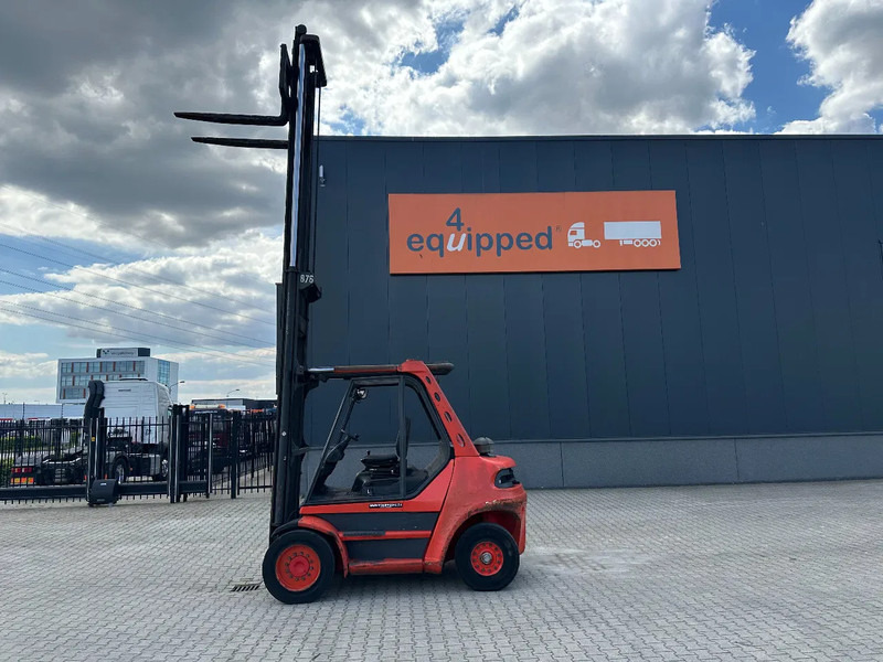 Linde H80D-03 FORKLIFT, 8000KG, duplex, 6 cil. Deutz diesel, 6.256hrs, - Dieseltruck: bild 3 Linde H80D-03 FORKLIFT, 8000KG, duplex, 6 cil. Deutz diesel, 6.256hrs, - Dieseltruck: bild 3