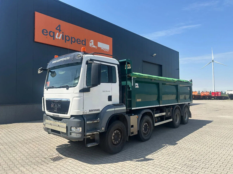 MAN TGS 35.440 AJK HARDOX KIPPER (16.5m3), 8x4, MANUAL, EURO-5, TWIN-STEER, BIG AXLES - Tippbil lastbil: bild 2 MAN TGS 35.440 AJK HARDOX KIPPER (16.5m3), 8x4, MANUAL, EURO-5, TWIN-STEER, BIG AXLES - Tippbil lastbil: bild 2