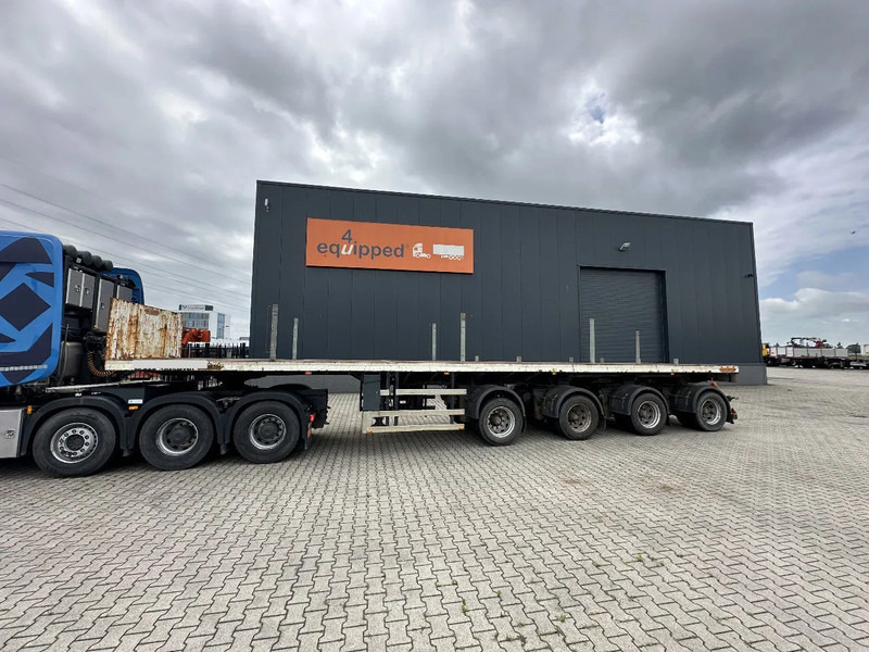 Nooteboom OVB-73-04, 73 tons Ballast trailer, 4 axles, 3 hydraulic steering axles, 75% tyres, MOT 03/2026 - Flaktrailer: bild 2 Nooteboom OVB-73-04, 73 tons Ballast trailer, 4 axles, 3 hydraulic steering axles, 75% tyres, MOT 03/2026 - Flaktrailer: bild 2