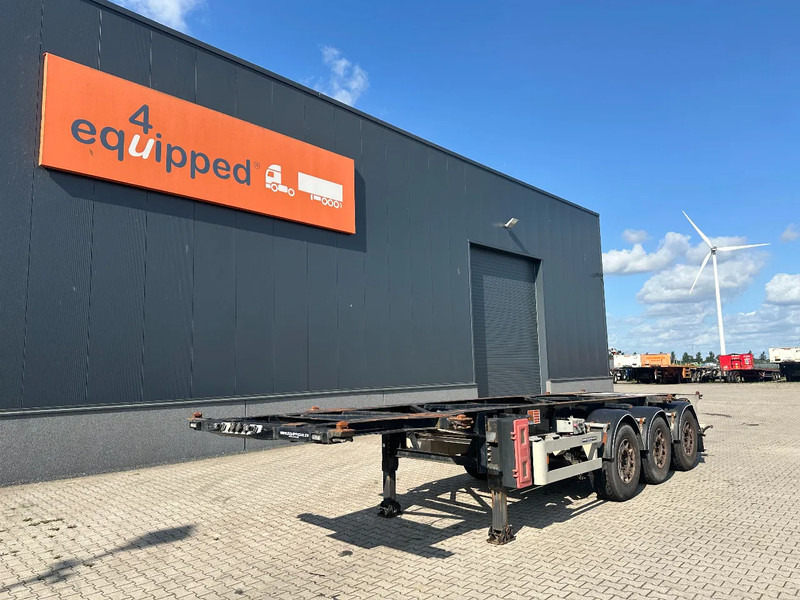 Van Hool 20FT/30FT, SAF + disc, liftaxle, ALCOA, NL-Chassis - Containerbil/ Växelflak semitrailer: bild 1 Van Hool 20FT/30FT, SAF + disc, liftaxle, ALCOA, NL-Chassis - Containerbil/ Växelflak semitrailer: bild 1