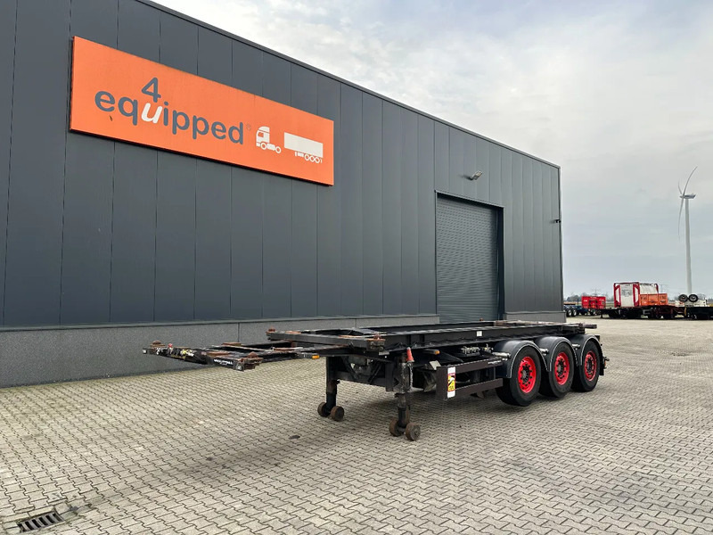 Van Hool 20FT Tipping-chassis, ADR (EX/II, EX/III, FL, AT), SAF + DISC, 2 liftaxles - Containerbil/ Växelflak semitrailer: bild 2 Van Hool 20FT Tipping-chassis, ADR (EX/II, EX/III, FL, AT), SAF + DISC, 2 liftaxles - Containerbil/ Växelflak semitrailer: bild 2