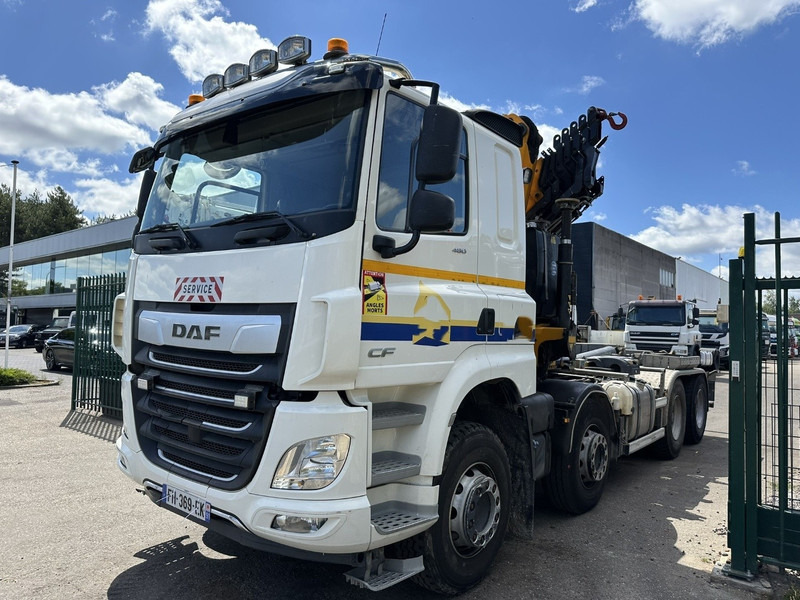 DAF CF 480 8x4 HOOKLIFT + CRANE (19m!) EFFER 205 / 6S + WINCH - RETARDER - *165.000km* - VERY NICE - Lastväxlare lastbil, Kranbil: bild 3 DAF CF 480 8x4 HOOKLIFT + CRANE (19m!) EFFER 205 / 6S + WINCH - RETARDER - *165.000km* - VERY NICE - Lastväxlare lastbil, Kranbil: bild 3