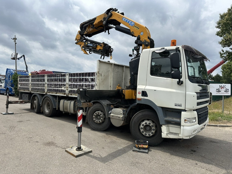 DAF CF 85.360 8x2 + CRANE (25m!) EFFER 305 6S + JIB 4S + ROTATOR - PLATORM 7m60 - LIFT + STEERING AXLE - EURO 5 - BE - Kranbil: bild 2 DAF CF 85.360 8x2 + CRANE (25m!) EFFER 305 6S + JIB 4S + ROTATOR - PLATORM 7m60 - LIFT + STEERING AXLE - EURO 5 - BE - Kranbil: bild 2