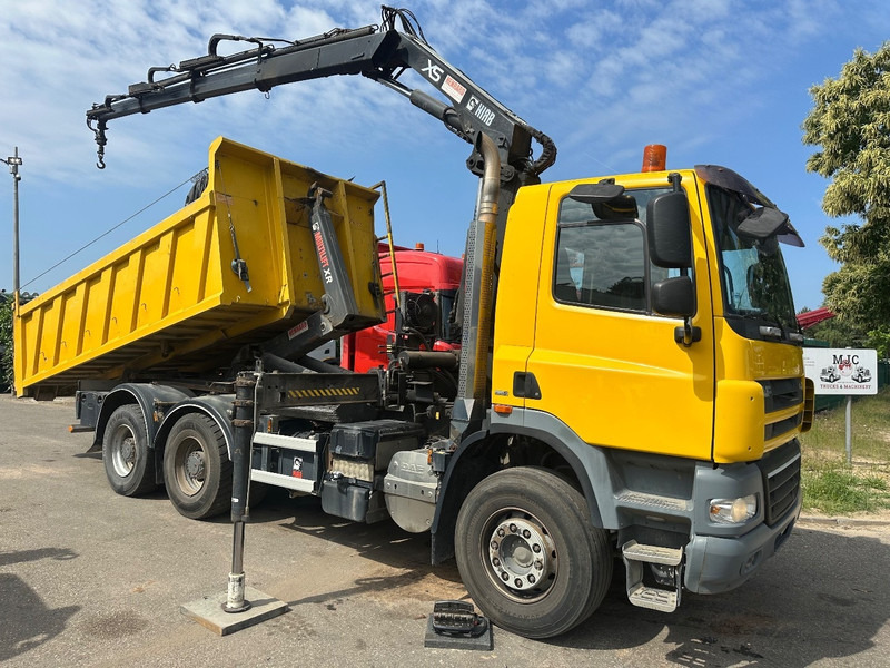 DAF CF 85.410 6X4 21T HOOKLIFT + CRANE HIAB 166-3 HIPRO + ROTATOR - 5/6F - RETARDER - TÜV 10/2025 - EURO 5 - BE TRUCK - Lastväxlare lastbil, Kranbil: bild 1 DAF CF 85.410 6X4 21T HOOKLIFT + CRANE HIAB 166-3 HIPRO + ROTATOR - 5/6F - RETARDER - TÜV 10/2025 - EURO 5 - BE TRUCK - Lastväxlare lastbil, Kranbil: bild 1