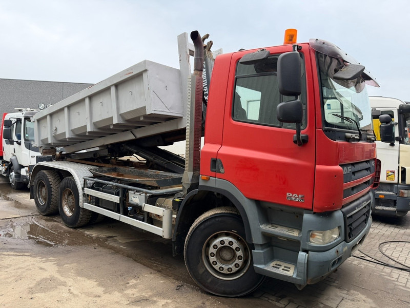 DAF CF 85.410 6x4 HOOKLIFT HIAB MULTILIFT - MANUAL ZF - EURO 4 - STEEL SPRING / BLATT / LAMES - BIG AXLES / HUB REDUCTION - BE TRUCK - Lastväxlare lastbil: bild 1 DAF CF 85.410 6x4 HOOKLIFT HIAB MULTILIFT - MANUAL ZF - EURO 4 - STEEL SPRING / BLATT / LAMES - BIG AXLES / HUB REDUCTION - BE TRUCK - Lastväxlare lastbil: bild 1