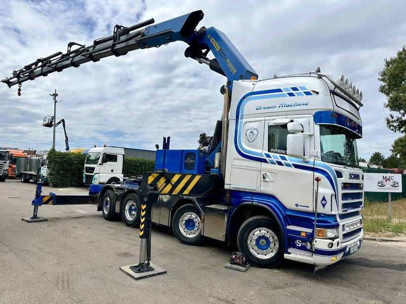 Scania R500 8x2 ZSM + KRAN 100Tm! PALFINGER PK100002 G 8x + 1 ME - RETARDER - ALCOA DURA BRIGHT - LIFT + STEERING - 5/6 HYDR F - TÜV 05/2026 - TOP CONDITION - Dragbil: bild 2 Scania R500 8x2 ZSM + KRAN 100Tm! PALFINGER PK100002 G 8x + 1 ME - RETARDER - ALCOA DURA BRIGHT - LIFT + STEERING - 5/6 HYDR F - TÜV 05/2026 - TOP CONDITION - Dragbil: bild 2