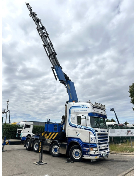 Scania R500 8x2 ZSM + KRAN 100Tm! PALFINGER PK100002 G 8x + 1 ME - RETARDER - ALCOA DURA BRIGHT - LIFT + STEERING - 5/6 HYDR F - TÜV 05/2026 - TOP CONDITION - Dragbil: bild 5 Scania R500 8x2 ZSM + KRAN 100Tm! PALFINGER PK100002 G 8x + 1 ME - RETARDER - ALCOA DURA BRIGHT - LIFT + STEERING - 5/6 HYDR F - TÜV 05/2026 - TOP CONDITION - Dragbil: bild 5