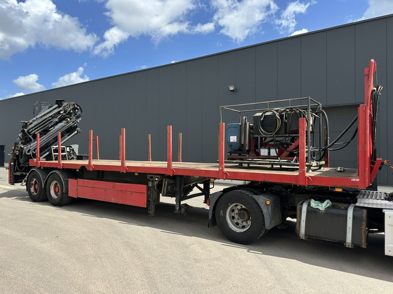 Kwb 2-AXLES PLATFORM + CRANE + HIAB 377 E-4 HIPRO + JIB 100X-3 + RADIO + ROTATOR - SAF axles - AIR SUSPENISION - BELGIAN REG. - Flaktrailer: bild 3 Kwb 2-AXLES PLATFORM + CRANE + HIAB 377 E-4 HIPRO + JIB 100X-3 + RADIO + ROTATOR - SAF axles - AIR SUSPENISION - BELGIAN REG. - Flaktrailer: bild 3