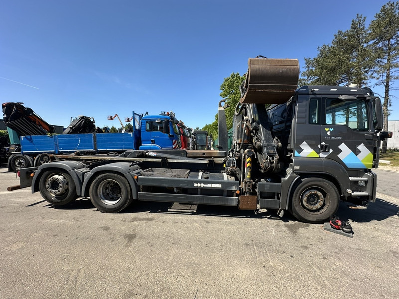 Lastväxlare lastbil, Kranbil MAN TGS 26.320 6X2-4 BL EEV + CRANE EPSILON Q170Z95TR + GRABBER - LIFT/STEERING AXLE - *266.000km* - NL TRUCK: bild 6