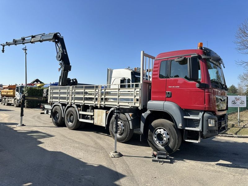 MAN TGS 35.420 8x4 + CRANE HIAB X-HIPRO 302 EP-5 - 192.000km - ROTATOR - 5/6 F - PLATFORM 6m55 - AIR SUSPENSION - TUV 06/2025 - TOP CONDITION - Kranbil: bild 1 MAN TGS 35.420 8x4 + CRANE HIAB X-HIPRO 302 EP-5 - 192.000km - ROTATOR - 5/6 F - PLATFORM 6m55 - AIR SUSPENSION - TUV 06/2025 - TOP CONDITION - Kranbil: bild 1
