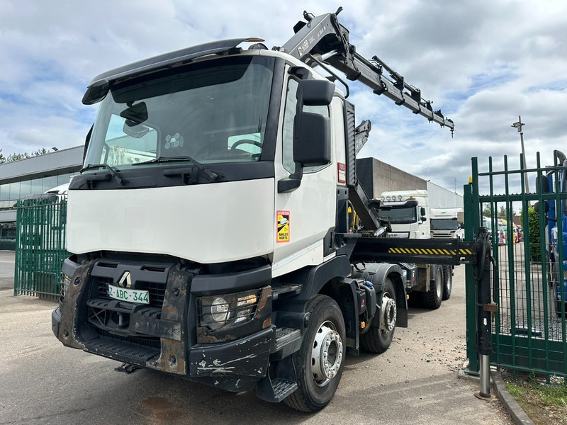 Renault C460 8x4 HOOKLIFT + CRANE HIAB 288 E-6 HIDUO - RADIO - 5/6 F - STEEL SPRING / HUB REDUCTION - Lastväxlare lastbil, Kranbil: bild 3 Renault C460 8x4 HOOKLIFT + CRANE HIAB 288 E-6 HIDUO - RADIO - 5/6 F - STEEL SPRING / HUB REDUCTION - Lastväxlare lastbil, Kranbil: bild 3