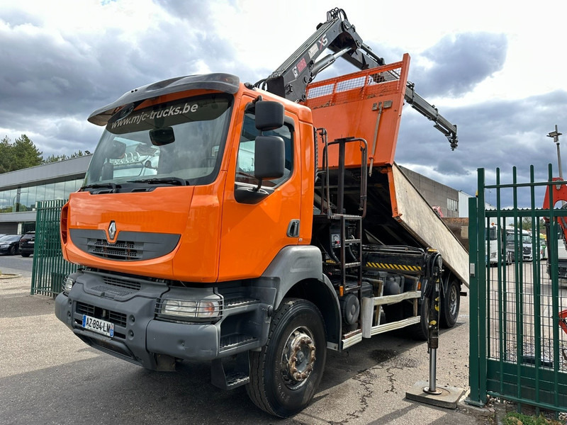 Renault KERAX 380 DXI 6x4 TIPPER + CRANE HIAB 144 B-3 - RADIO - *246.000km* - RETARDER - BORDMATIC - EURO 5 - Tippbil lastbil, Kranbil: bild 2 Renault KERAX 380 DXI 6x4 TIPPER + CRANE HIAB 144 B-3 - RADIO - *246.000km* - RETARDER - BORDMATIC - EURO 5 - Tippbil lastbil, Kranbil: bild 2