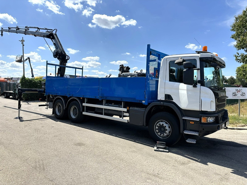 Scania P410 6x4 PRITSCHE + KRAN HIAB 166 ES-4 - RETARDER - ROTATOR - PLATFORM 6m80 - BIG AXLES HUB REDUCTION - STEEL SPRING - Flakbil, Kranbil: bild 3 Scania P410 6x4 PRITSCHE + KRAN HIAB 166 ES-4 - RETARDER - ROTATOR - PLATFORM 6m80 - BIG AXLES HUB REDUCTION - STEEL SPRING - Flakbil, Kranbil: bild 3