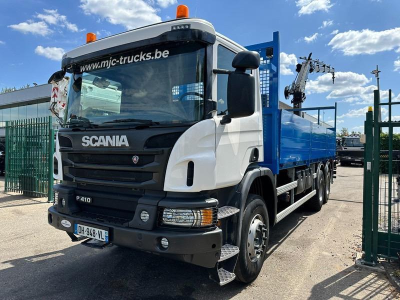 Scania P410 6x4 PRITSCHE + KRAN HIAB 166 ES-4 - RETARDER - ROTATOR - PLATFORM 6m80 - BIG AXLES HUB REDUCTION - STEEL SPRING - Flakbil, Kranbil: bild 4 Scania P410 6x4 PRITSCHE + KRAN HIAB 166 ES-4 - RETARDER - ROTATOR - PLATFORM 6m80 - BIG AXLES HUB REDUCTION - STEEL SPRING - Flakbil, Kranbil: bild 4