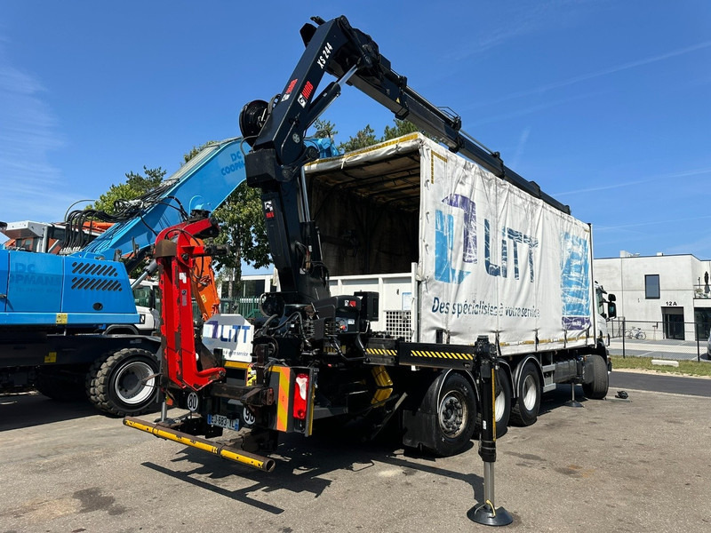 Scania P410 8x4 TRIDEM PRITSCHE PLANE + KRAN HIAB 244 EP-4 HIDUO - RETARDER - LIFT + STEERING AXLE - *327.000km* - RADIO - Kapellbil, Kranbil: bild 5 Scania P410 8x4 TRIDEM PRITSCHE PLANE + KRAN HIAB 244 EP-4 HIDUO - RETARDER - LIFT + STEERING AXLE - *327.000km* - RADIO - Kapellbil, Kranbil: bild 5