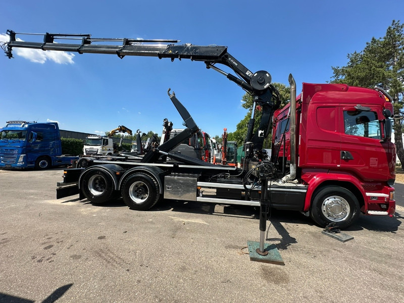 Scania R580 6X2 V8 HOOKLIFT + CRANE HIAB 211 E-4 HIPRO - ROTATOR - RETARDER - ALCOA ALU - RADIO - NL TRUCK - Lastväxlare lastbil, Kranbil: bild 4 Scania R580 6X2 V8 HOOKLIFT + CRANE HIAB 211 E-4 HIPRO - ROTATOR - RETARDER - ALCOA ALU - RADIO - NL TRUCK - Lastväxlare lastbil, Kranbil: bild 4