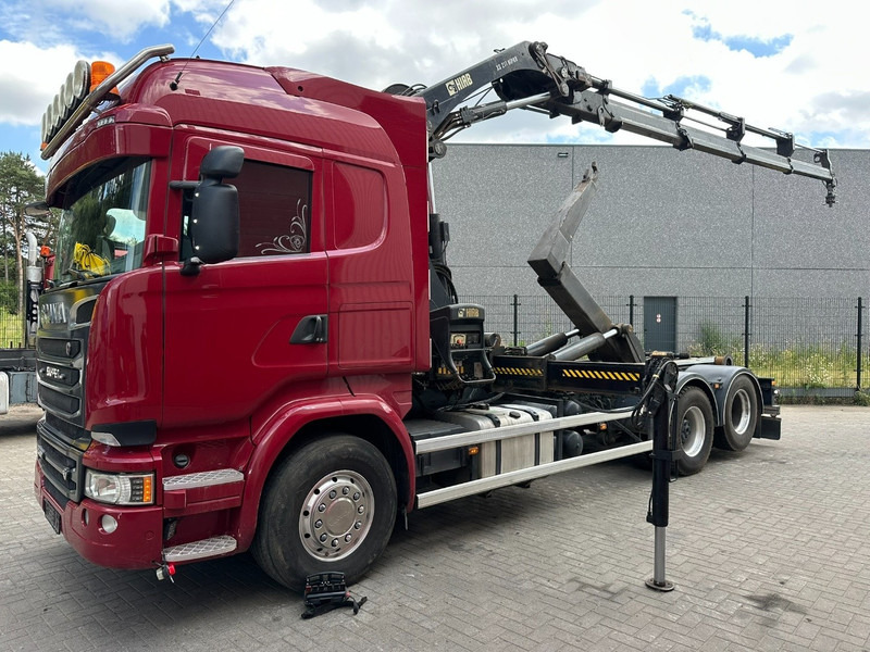 Scania R580 6X2 V8 HOOKLIFT + CRANE HIAB 211 E-4 HIPRO - ROTATOR - RETARDER - RADIO - NL TRUCK - Lastväxlare lastbil, Kranbil: bild 3 Scania R580 6X2 V8 HOOKLIFT + CRANE HIAB 211 E-4 HIPRO - ROTATOR - RETARDER - RADIO - NL TRUCK - Lastväxlare lastbil, Kranbil: bild 3