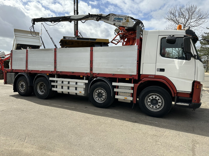 Volvo FM 480 8X2 - EURO 5 - STEERING AXLE / LENK ACHSE + KENNIS 14.000R - I SHIFT - Flakbil: bild 3 Volvo FM 480 8X2 - EURO 5 - STEERING AXLE / LENK ACHSE + KENNIS 14.000R - I SHIFT - Flakbil: bild 3