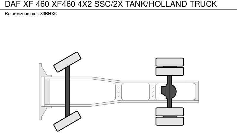 Dragbil DAF XF 460 XF460 4X2 SSC/2X TANK/HOLLAND TRUCK: bild 19