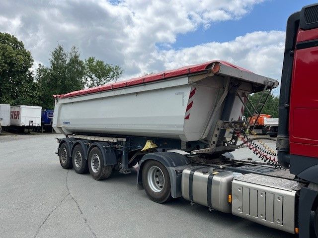 Schmitz Cargobull SKI 24 SL7,5 Stahlmulde elektrisches Verdeck TOP - Tippbil semitrailer: bild 1 Schmitz Cargobull SKI 24 SL7,5 Stahlmulde elektrisches Verdeck TOP - Tippbil semitrailer: bild 1
