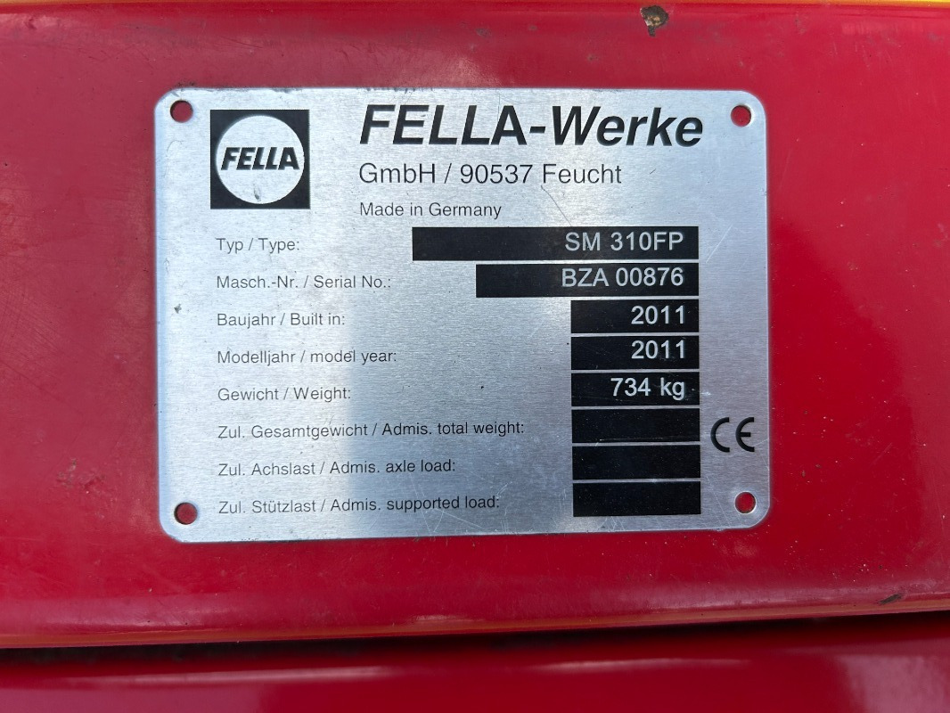 Fella SM 310 FP - Slåttermaskin: bild 4 Fella SM 310 FP - Slåttermaskin: bild 4