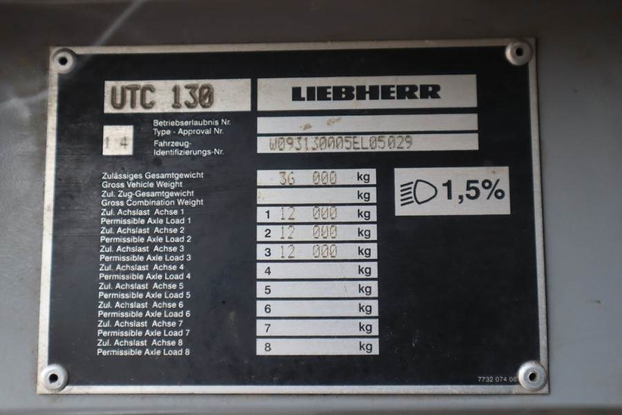 Liebherr LTC1055-3.1 Diesel, 6x6x6 Drive, 55t Capacity, 36m - Allterrängkran: bild 5 Liebherr LTC1055-3.1 Diesel, 6x6x6 Drive, 55t Capacity, 36m - Allterrängkran: bild 5