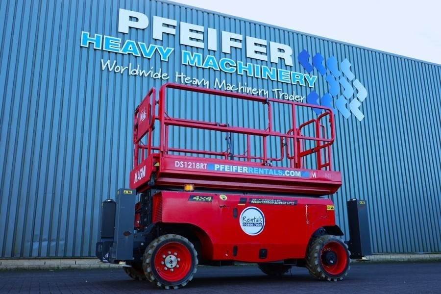 Magni DS1218RT Valid inspection, Diesel, 4x4 Drive, 12m - Saxlift: bild 1 Magni DS1218RT Valid inspection, Diesel, 4x4 Drive, 12m - Saxlift: bild 1