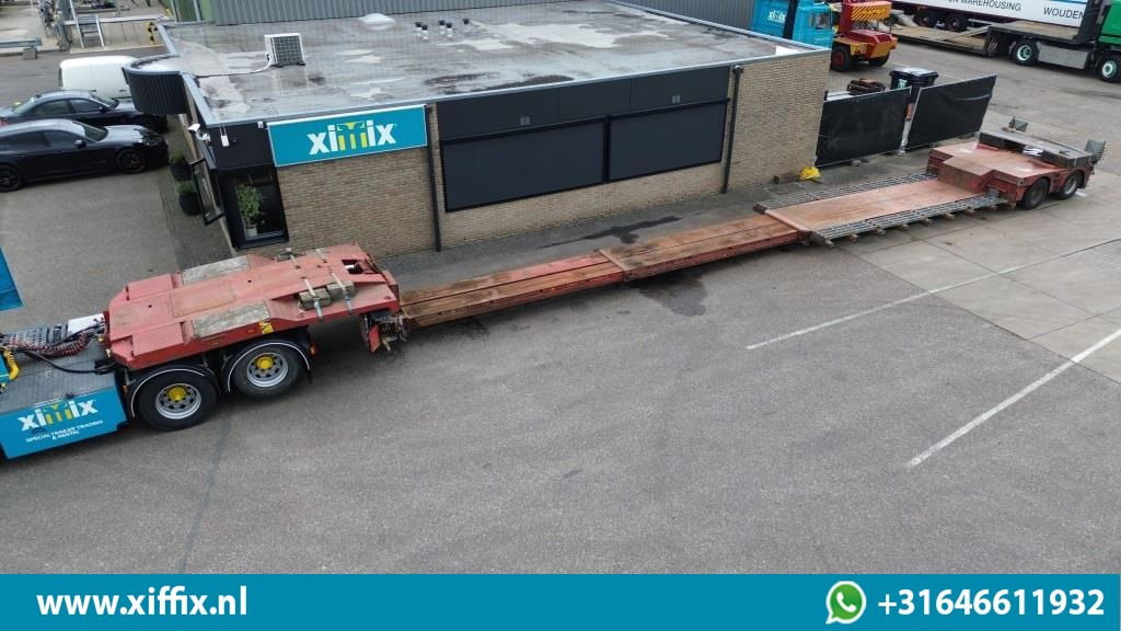 Broshuis 2-ass. Dubbel 2x uitschuifbare dieplader met afneembare nek / 2x gestuu - Låg lastare semitrailer: bild 1 Broshuis 2-ass. Dubbel 2x uitschuifbare dieplader met afneembare nek / 2x gestuu - Låg lastare semitrailer: bild 1
