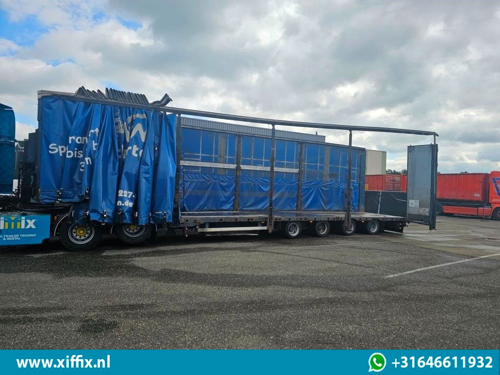 Dinkel 4-ass. Semi dieplader met elektrische huifopbouw / 2x naloop gestuurd - Låg lastare semitrailer: bild 4 Dinkel 4-ass. Semi dieplader met elektrische huifopbouw / 2x naloop gestuurd - Låg lastare semitrailer: bild 4