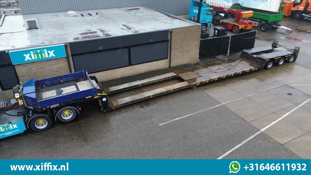Doll 3-ass. Uitschuifbare dieplader met afneembare nek / 3x gestuurd - Låg lastare semitrailer: bild 1 Doll 3-ass. Uitschuifbare dieplader met afneembare nek / 3x gestuurd - Låg lastare semitrailer: bild 1