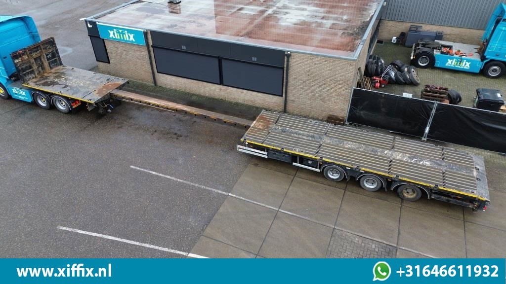 ES-GE 3-ass. Vlakke uitschuifbare Mega oplegger / Naloop gestuurd - Flaktrailer: bild 2 ES-GE 3-ass. Vlakke uitschuifbare Mega oplegger / Naloop gestuurd - Flaktrailer: bild 2