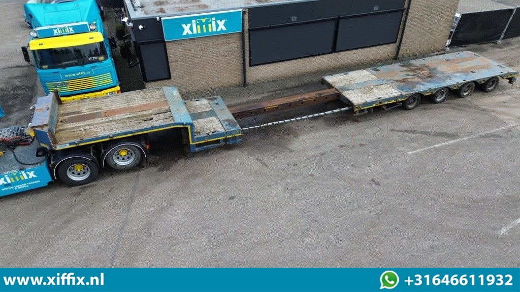 ES-GE 4-ass. Uitschuifbare semi dieplader / 78 cm. Hoog / 2x naloop gestuurd - Låg lastare semitrailer: bild 1 ES-GE 4-ass. Uitschuifbare semi dieplader / 78 cm. Hoog / 2x naloop gestuurd - Låg lastare semitrailer: bild 1