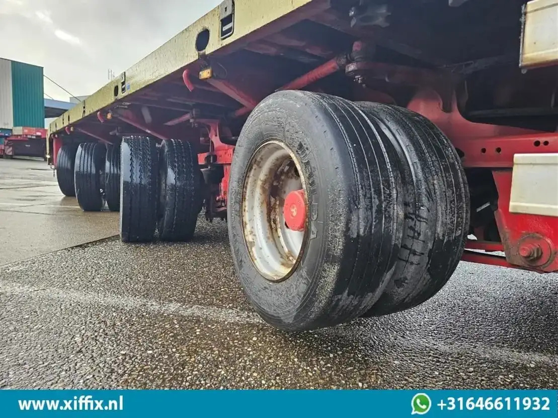 Flaktrailer ES-GE 4-ass. Vlakke uitschuifbare Mega oplegger / 4x gestuurd / 14129: bild 9