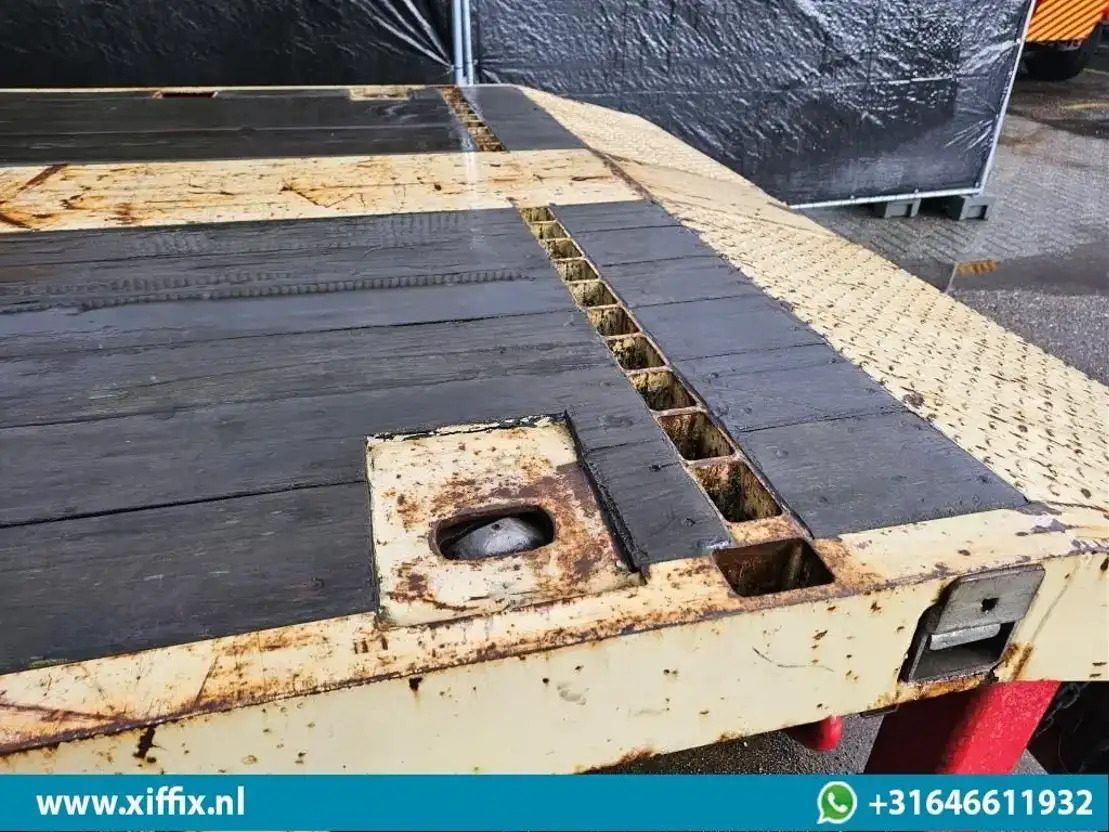 Flaktrailer ES-GE 4-ass. Vlakke uitschuifbare Mega oplegger / 4x gestuurd / 14129: bild 13