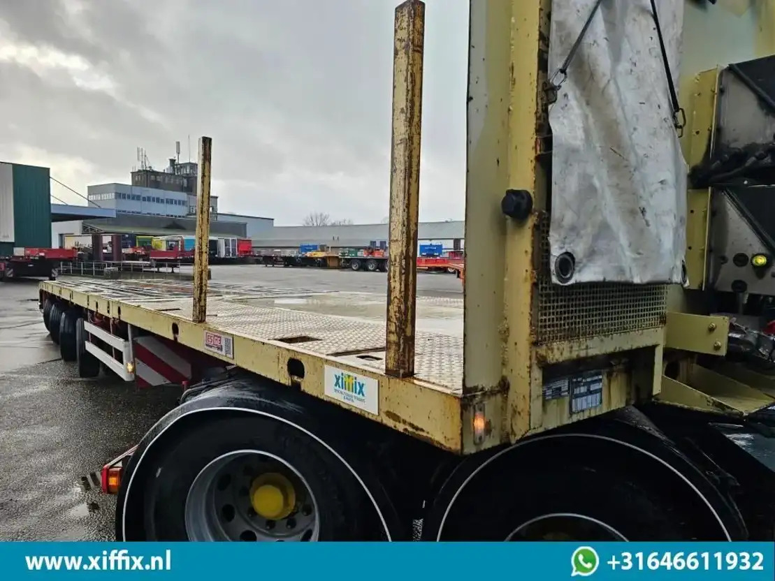 Flaktrailer ES-GE 4-ass. Vlakke uitschuifbare Mega oplegger / 4x gestuurd / 14129: bild 7
