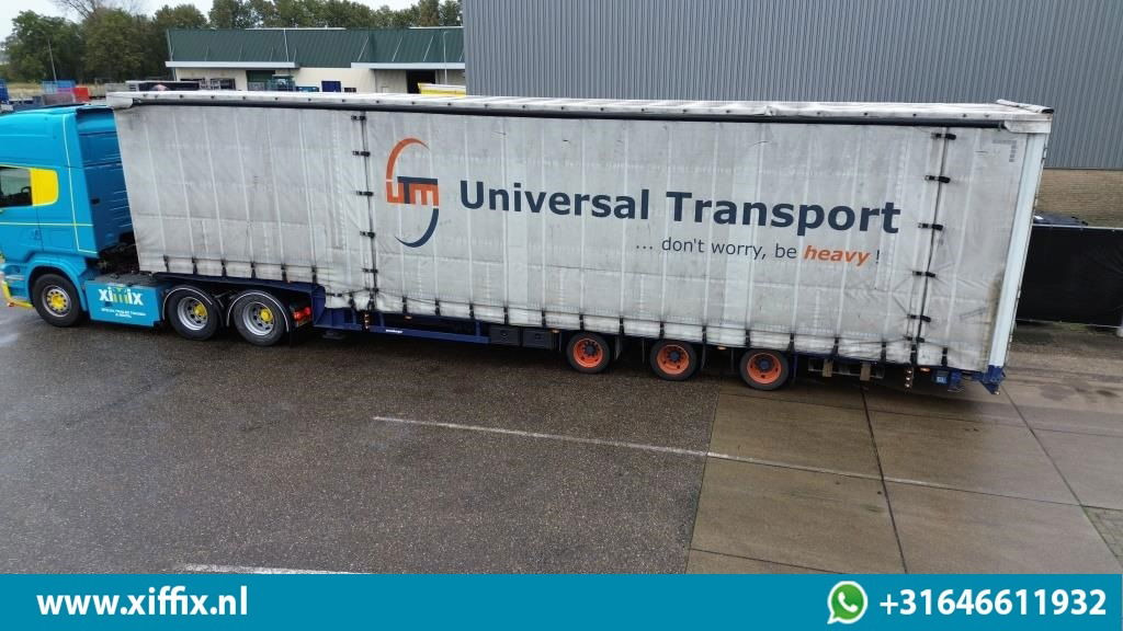 Meusburger 3-ass. Mega Semi dieplader met huifopbouw - Låg lastare semitrailer: bild 2 Meusburger 3-ass. Mega Semi dieplader met huifopbouw - Låg lastare semitrailer: bild 2