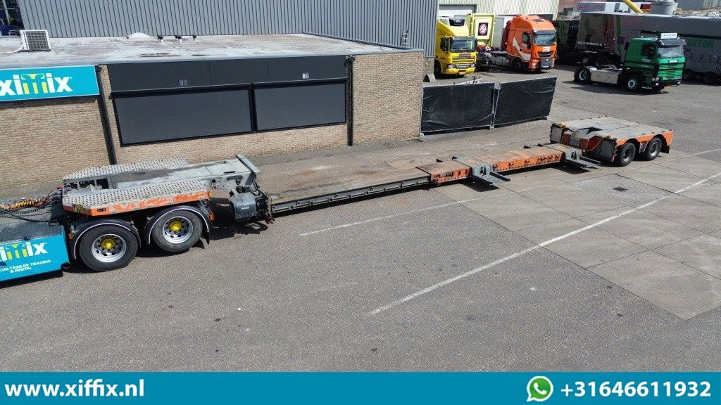 RECKER 2-ass. Uitschuifbare dieplader met afneembare zwanenhals / 2x gestuurd - Låg lastare semitrailer: bild 1 RECKER 2-ass. Uitschuifbare dieplader met afneembare zwanenhals / 2x gestuurd - Låg lastare semitrailer: bild 1