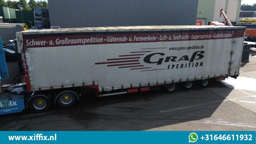 Wiese 3-ass. Semi dieplader met huifopbouw - Låg lastare semitrailer: bild 1 Wiese 3-ass. Semi dieplader met huifopbouw - Låg lastare semitrailer: bild 1