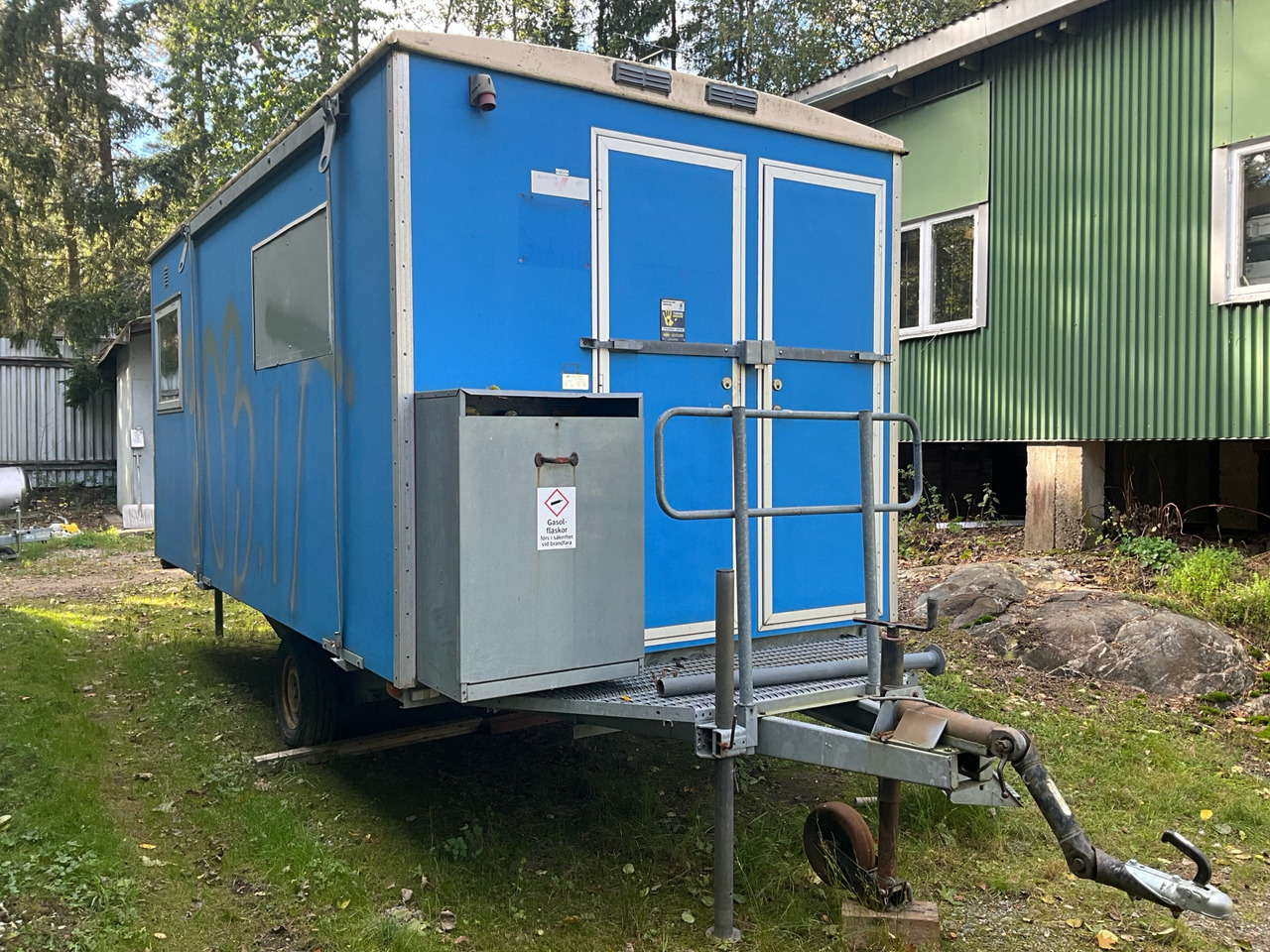 Lyckselevagnen PVTD-4 - Container hus, Släp: bild 1 Lyckselevagnen PVTD-4 - Container hus, Släp: bild 1
