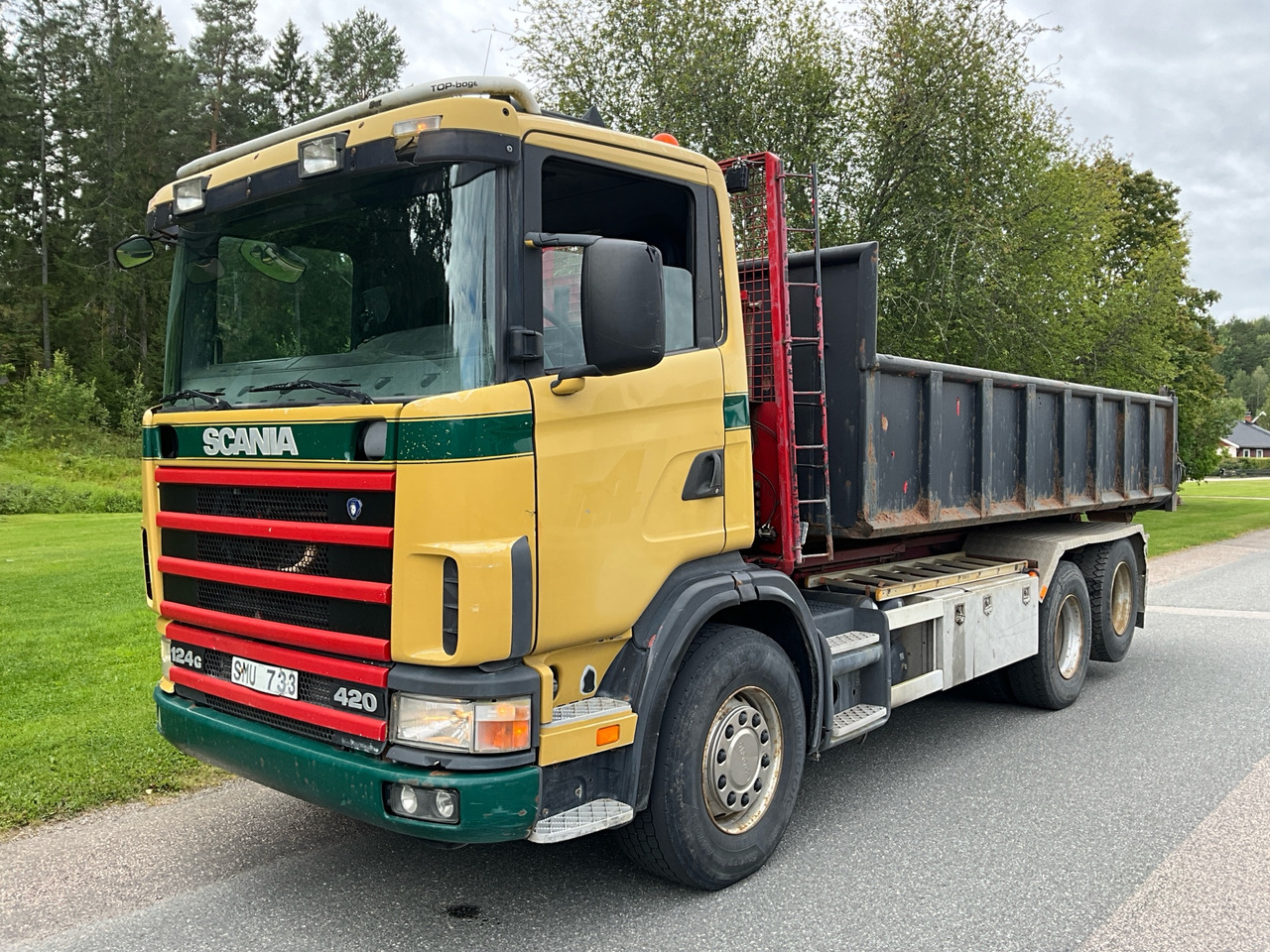 Scania R124 6x2 420 - Lastväxlare lastbil: bild 1 Scania R124 6x2 420 - Lastväxlare lastbil: bild 1